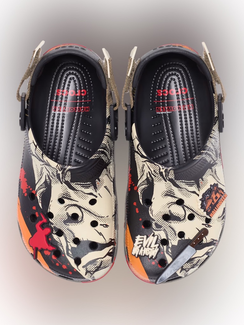 🔪 CROCS x HALLOWEEN MICHAEL MYERS CLOGS BLACK 🩸